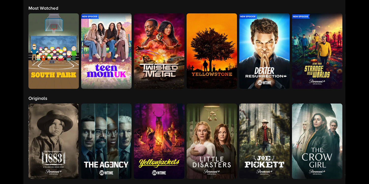 Paramount Screenshot