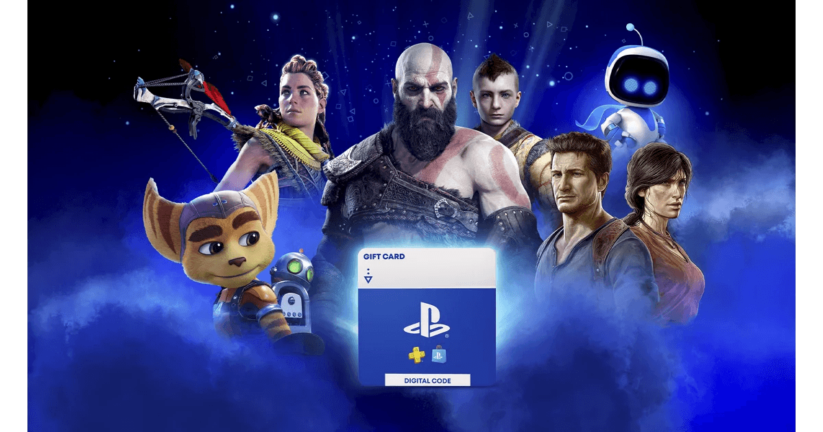 PlayStation Gift Cards Screenshot