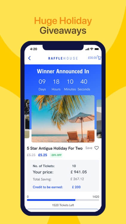 Raffle House Screenshot