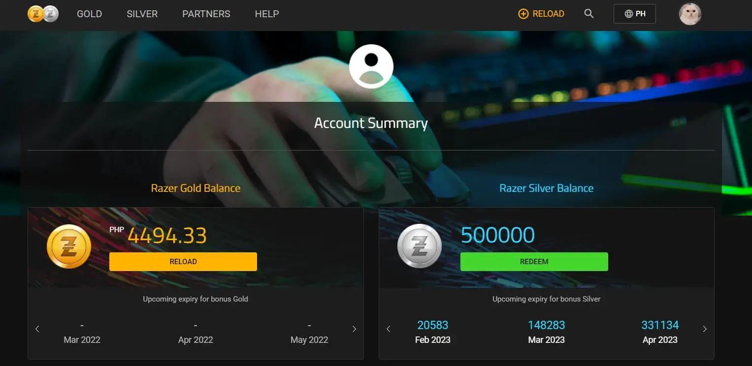 Razer Gold Screenshot