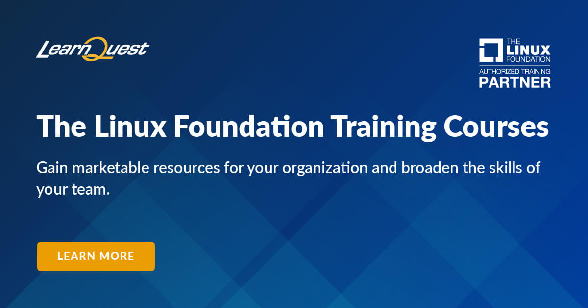 The Linux Foundation Screenshot