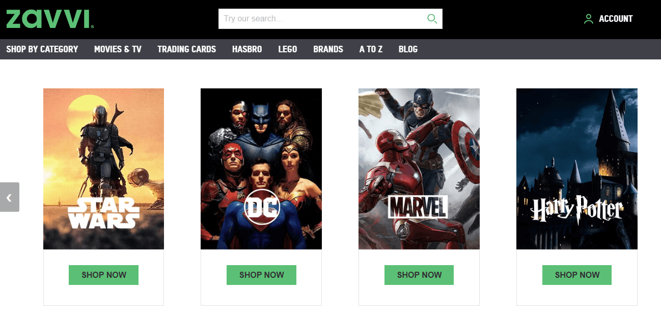 Zavvi Screenshot