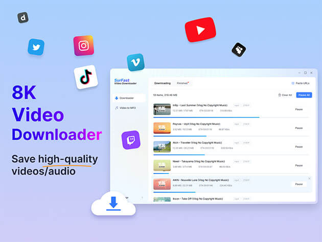 SurFast Video Downloader Screenshot