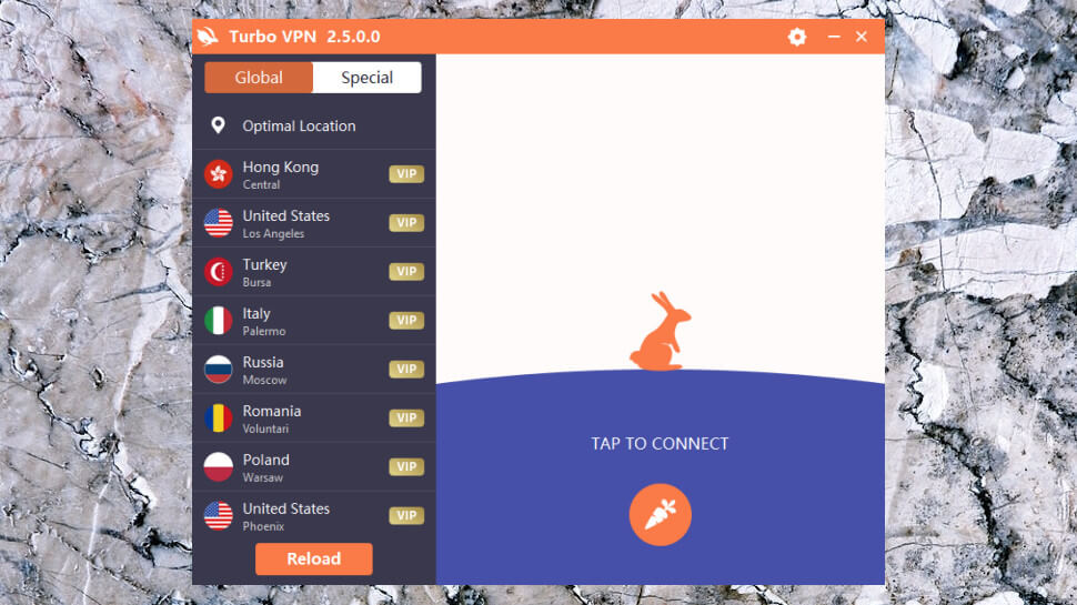 TurboVPN Screenshot