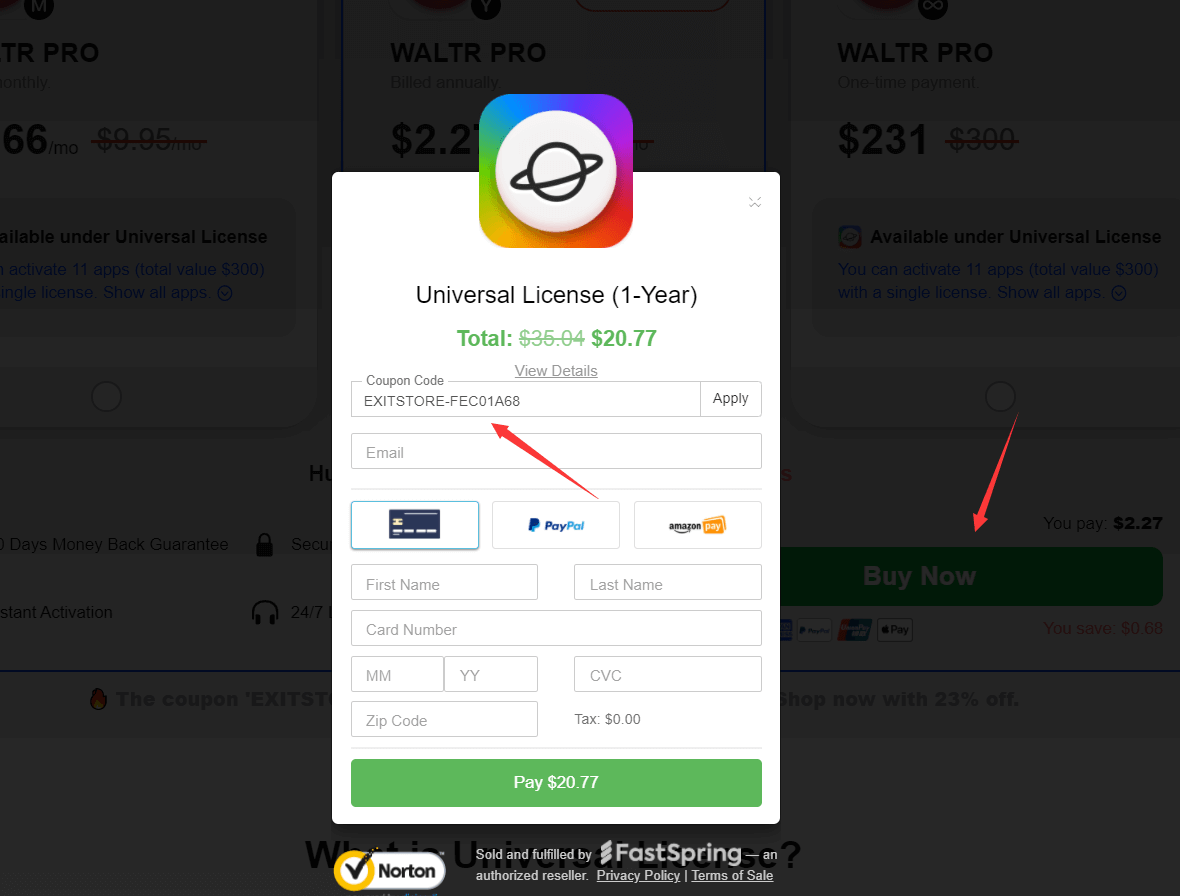 WALTR 2 Discount Coupon