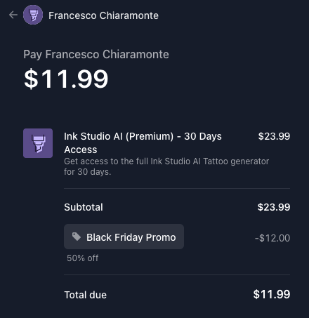 InkStudioAI Discount