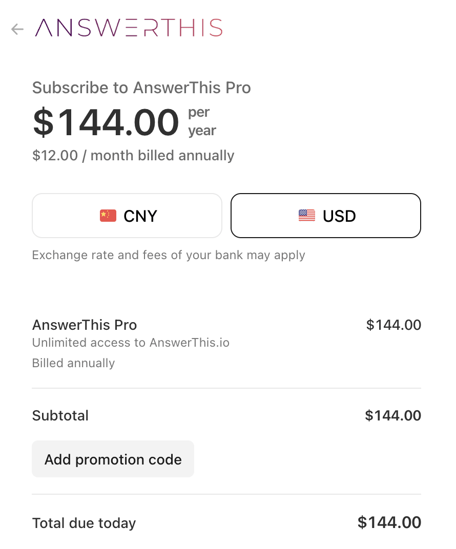 AnswerThis Discount