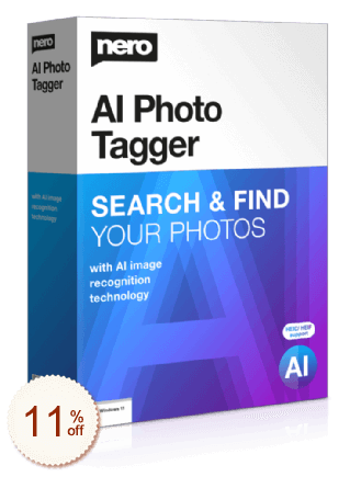 Nero AI Photo Tagger Rabatt Gutschein-Code
