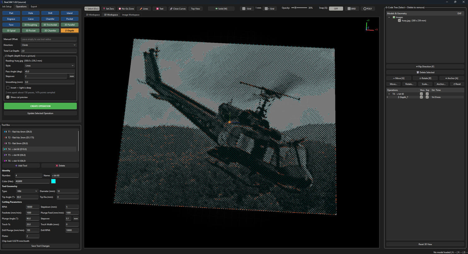 BeaCAM Screenshot