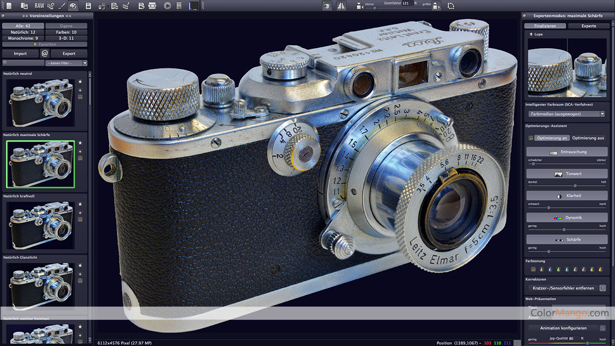 FOCUS projects Screenshot