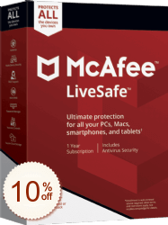 McAfee LiveSafe Rabatt Gutschein-Code