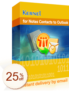 Kernel for Notes Contacts to Outlook Rabatt Gutschein-Code