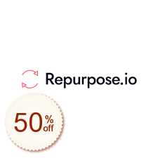Repurpose.io Discount Coupon Code
