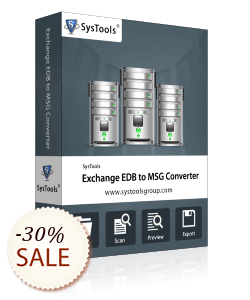 SysTools Exchange EDB to MSG Converter Discount Coupon