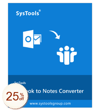 SysTools Outlook to Notes Discount Coupon
