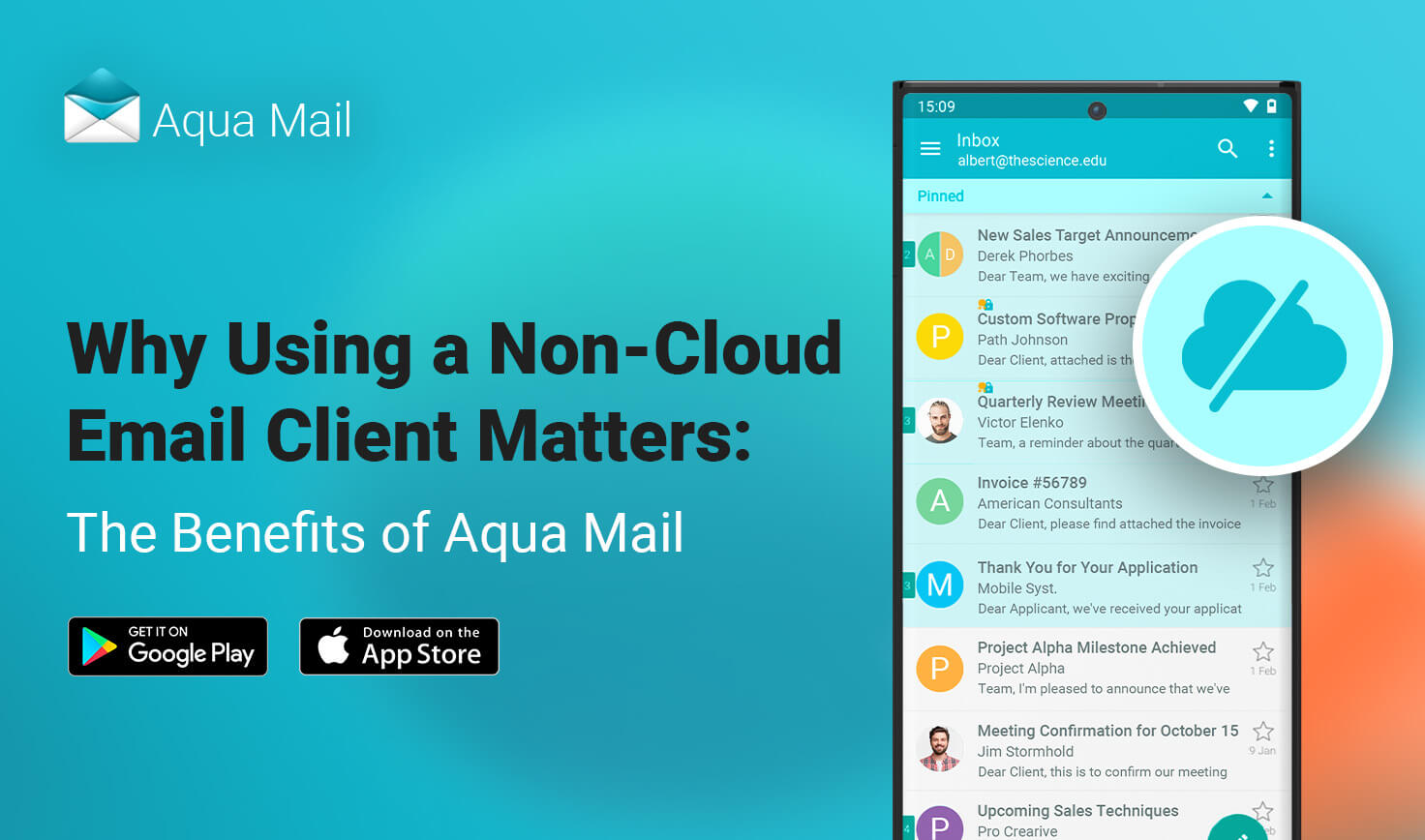 Aqua Mail Screenshot