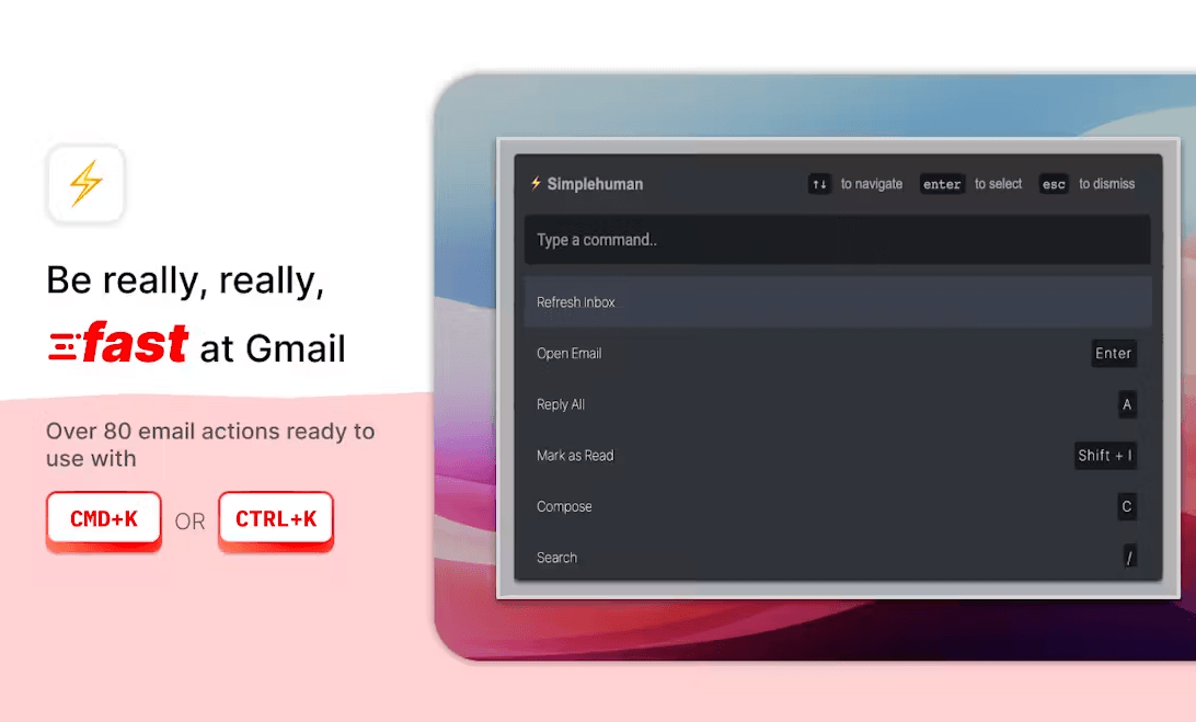 CMDK (formerly Simplehuman) Screenshot