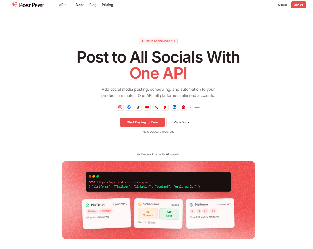 PostPeer Screenshot