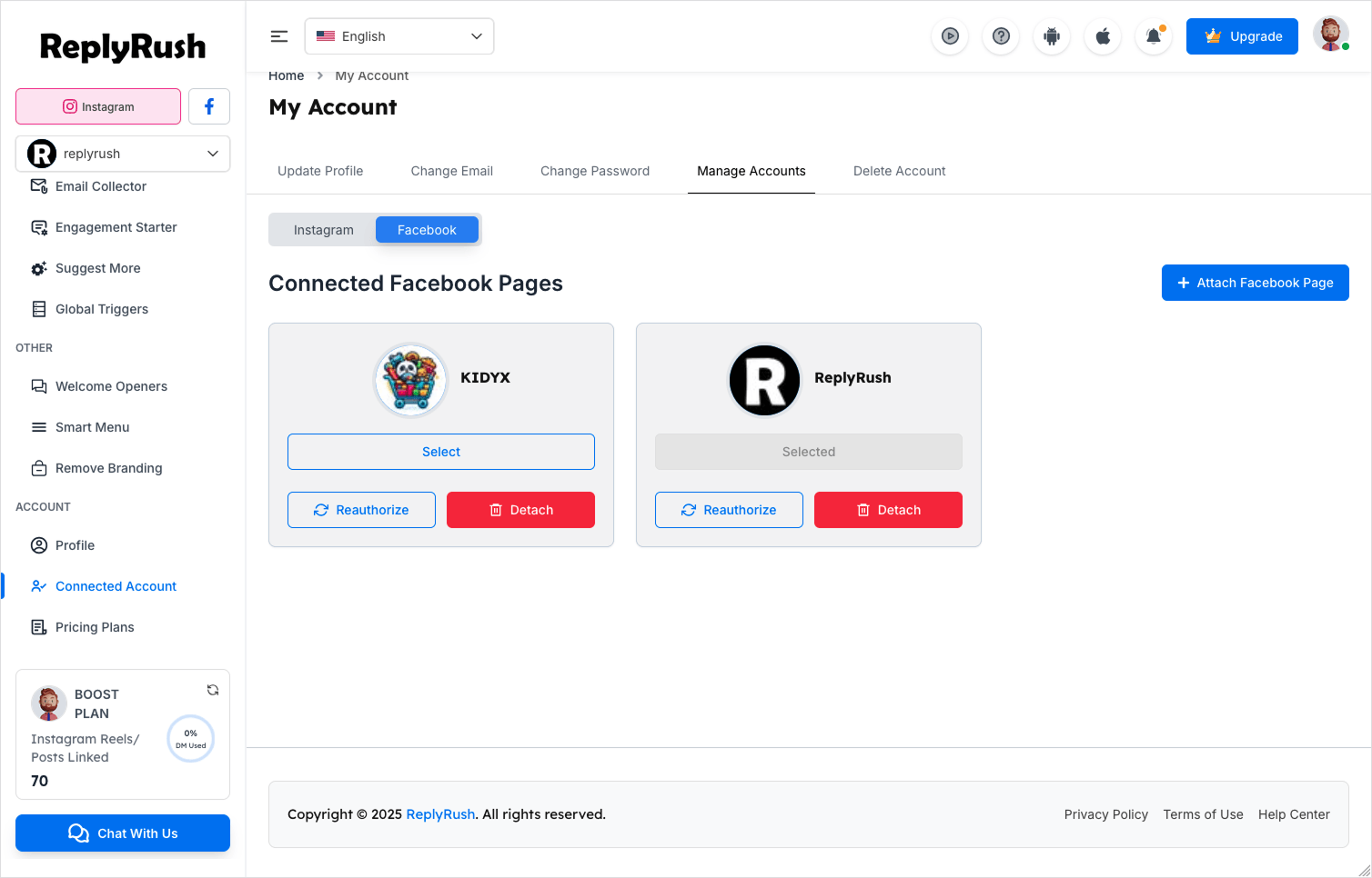 ReplyRush Screenshot