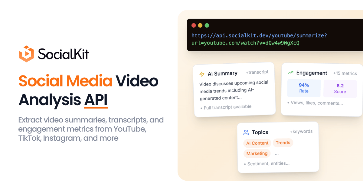 SocialKit.dev Screenshot