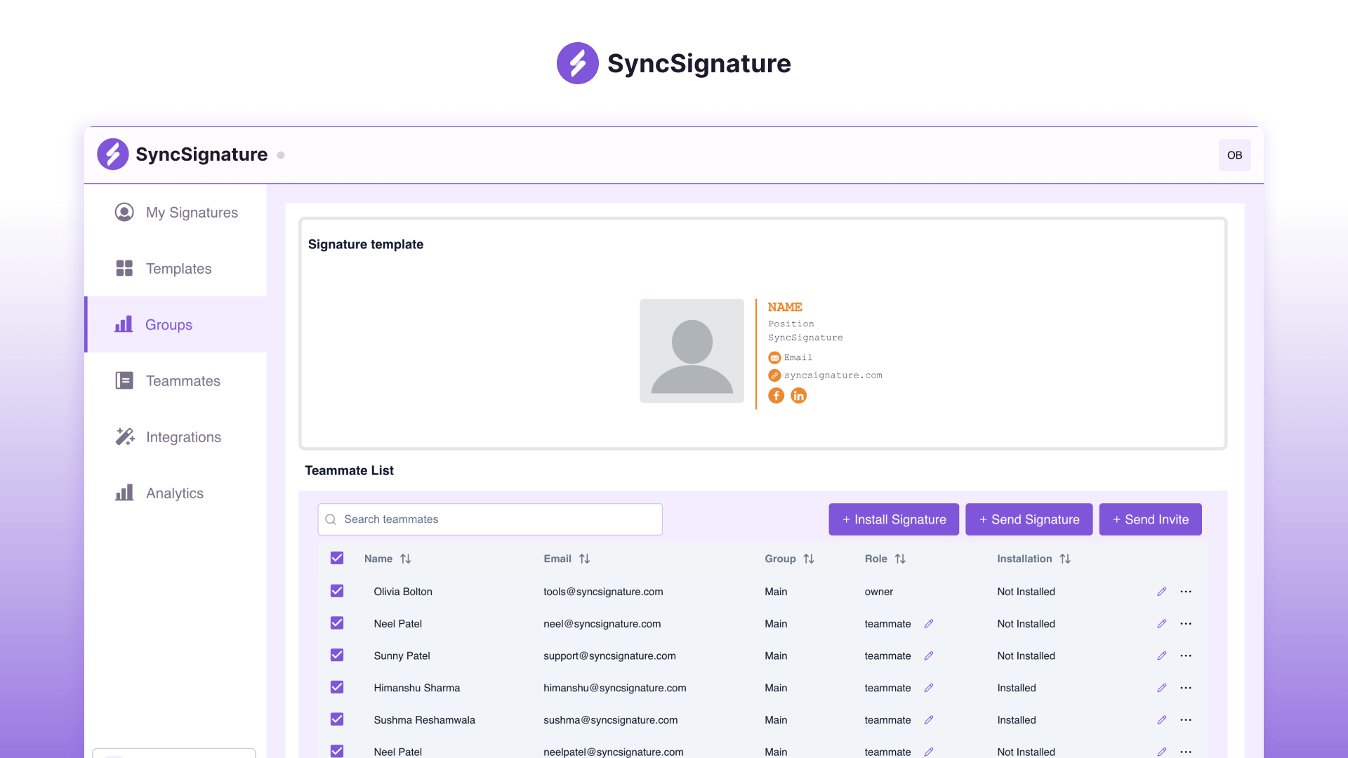SyncSignature Discount Coupon Code
