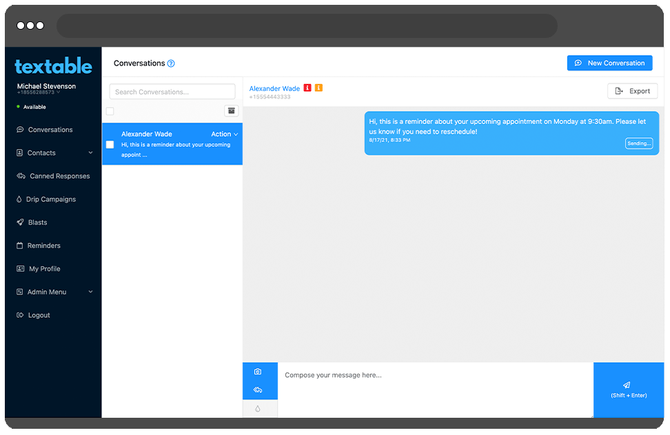 Textable Screenshot