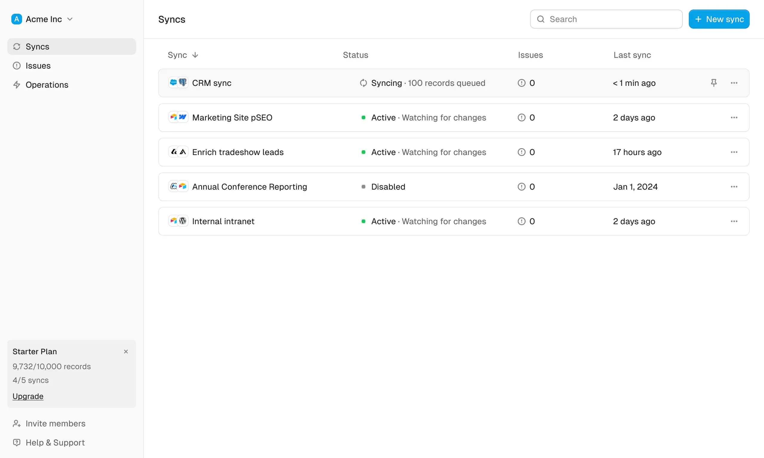 Whalesync Screenshot