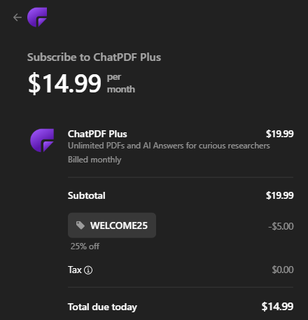 ChatPDF coupon