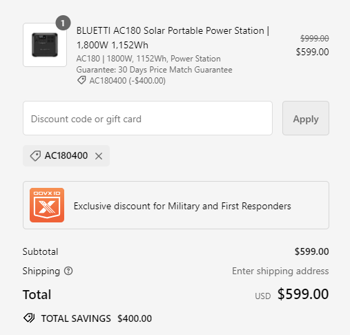 Bluetti coupon
