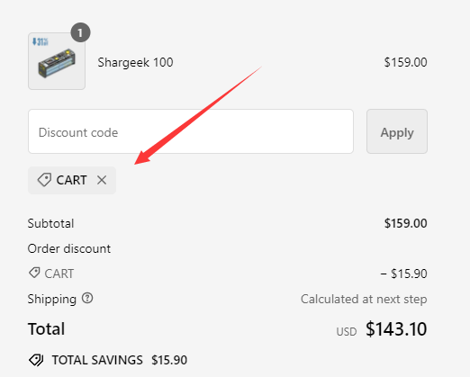 Sharge coupon
