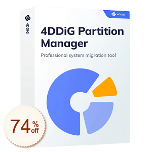 4DDiG Partition Manager Rabatt Gutschein-Code