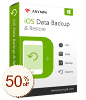 AnyMP4 iOS Data Backup & Restore Rabatt Gutschein-Code