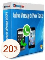 Backuptrans Android WhatsApp to iPhone Transfer Discount Coupon Code