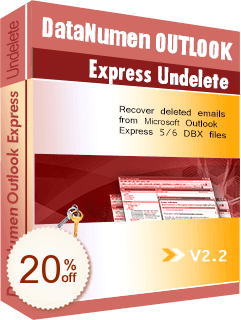 DataNumen Outlook Express Undelete Rabatt Gutschein-Code