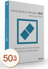Genie Backup Manager Pro Rabatt Gutschein-Code