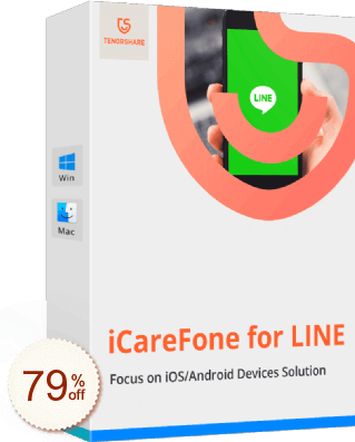 iCareFone - LINE Transfer Rabatt Gutschein-Code