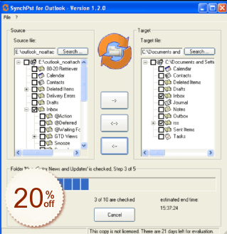 SynchPST for Outlook Rabatt Gutschein-Code