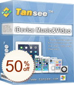 Tansee iOS Music&Video Transfer Rabatt Gutschein-Code