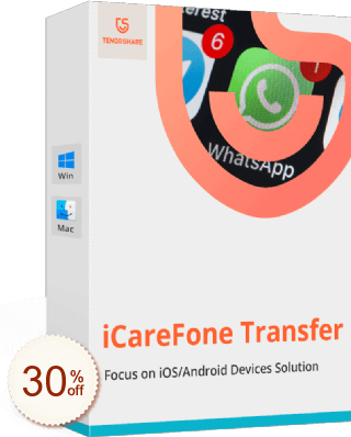 Tenorshare iCareFone Transfer Rabatt Gutschein-Code