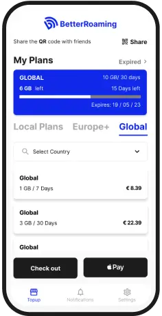 BetterRoaming Screenshot