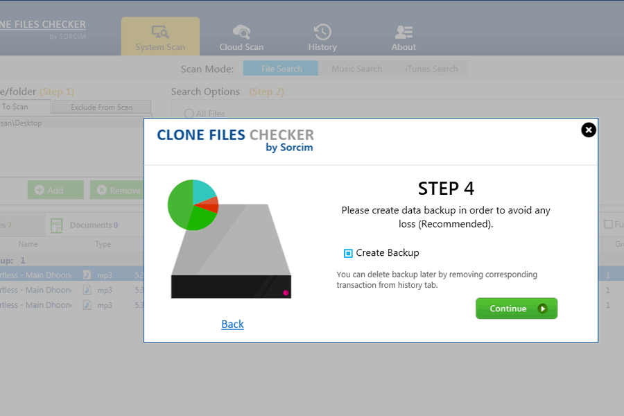 clone files checker