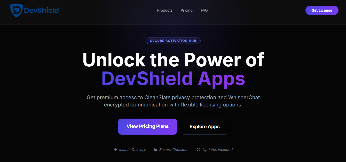 Devshield Screenshot