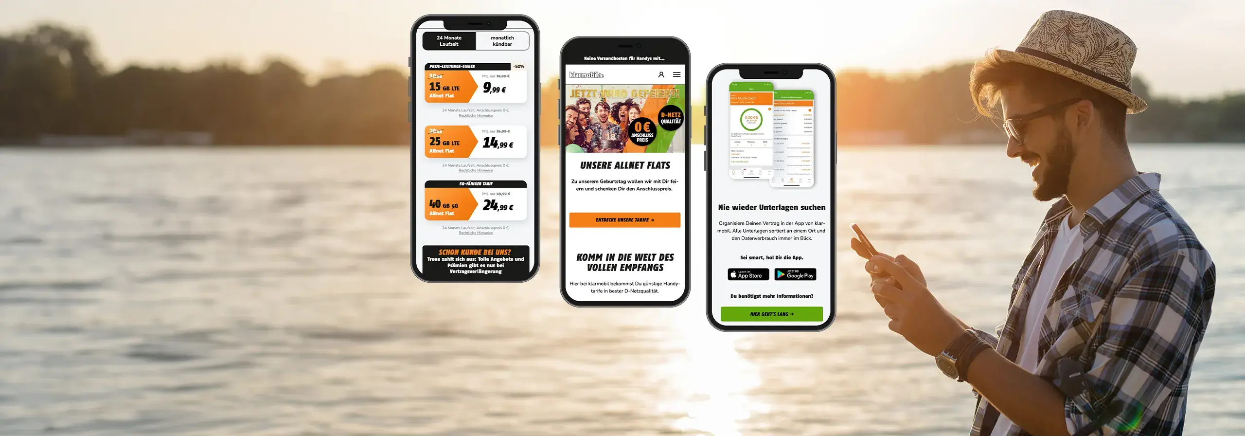 Klarmobil Screenshot
