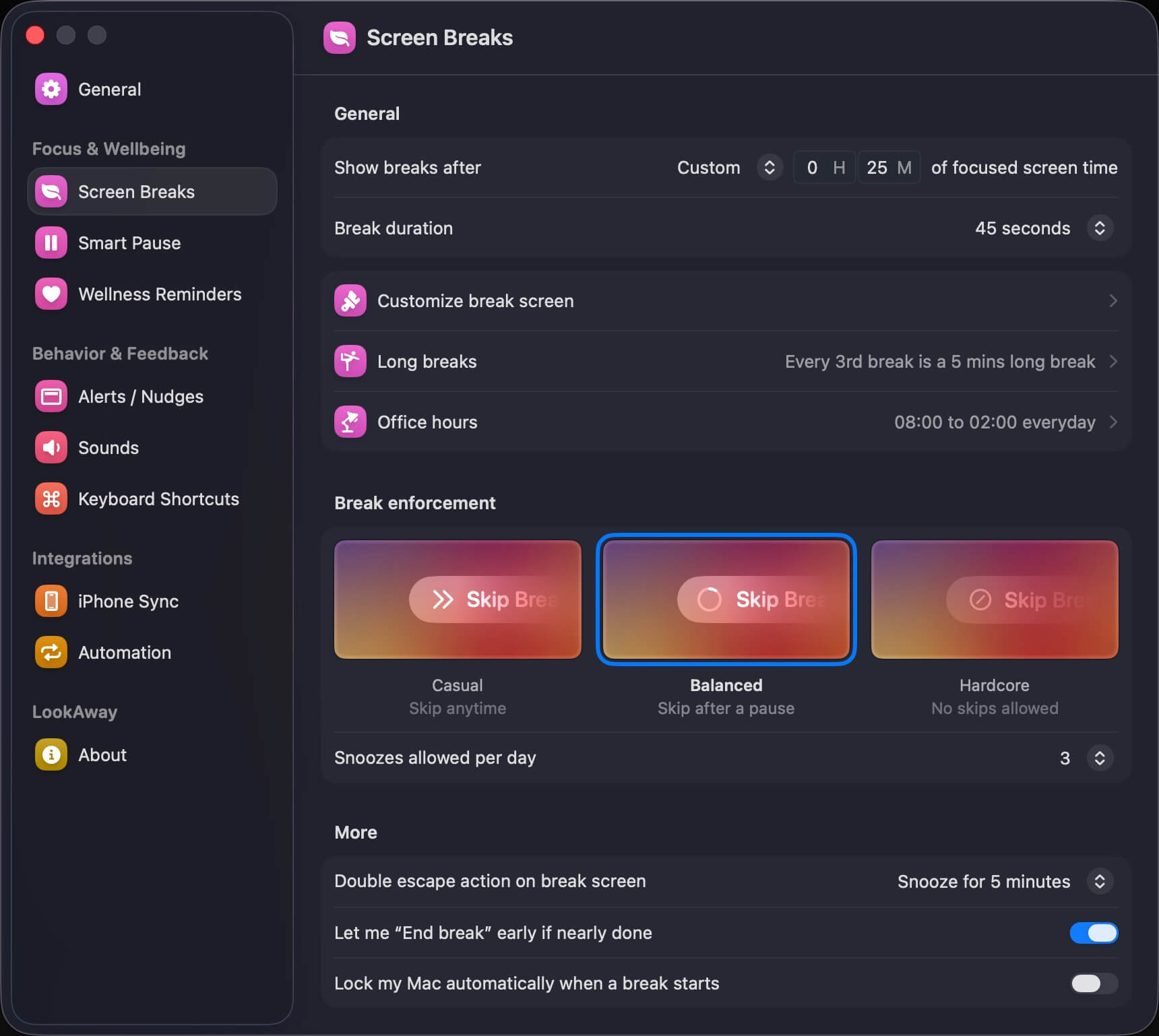 LookAway Screenshot