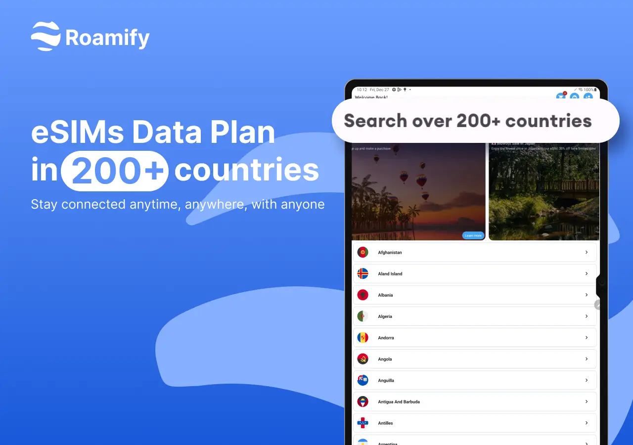 Roamify eSim Screenshot