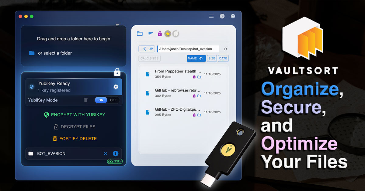 VaultSort Screenshot